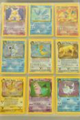 A COMPETE POKEMON CARDS LEGENDARY COLLECTION, the Ancient Mew promo card and the first fifty Black