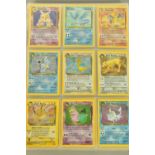 A COMPETE POKEMON CARDS LEGENDARY COLLECTION, the Ancient Mew promo card and the first fifty Black