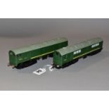 TWO UNBOXED HORNBY DUBLO CLASS 28 CO-BO LOCOMOTIVES, both No.D5702, B.R. green livery (2233), one