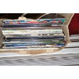 A BAG CONTAINING TWENTY EIGHT LPs OF PROGRESSIVE ROCK MUSIC including Pink Floyd, Yes, Genesis,