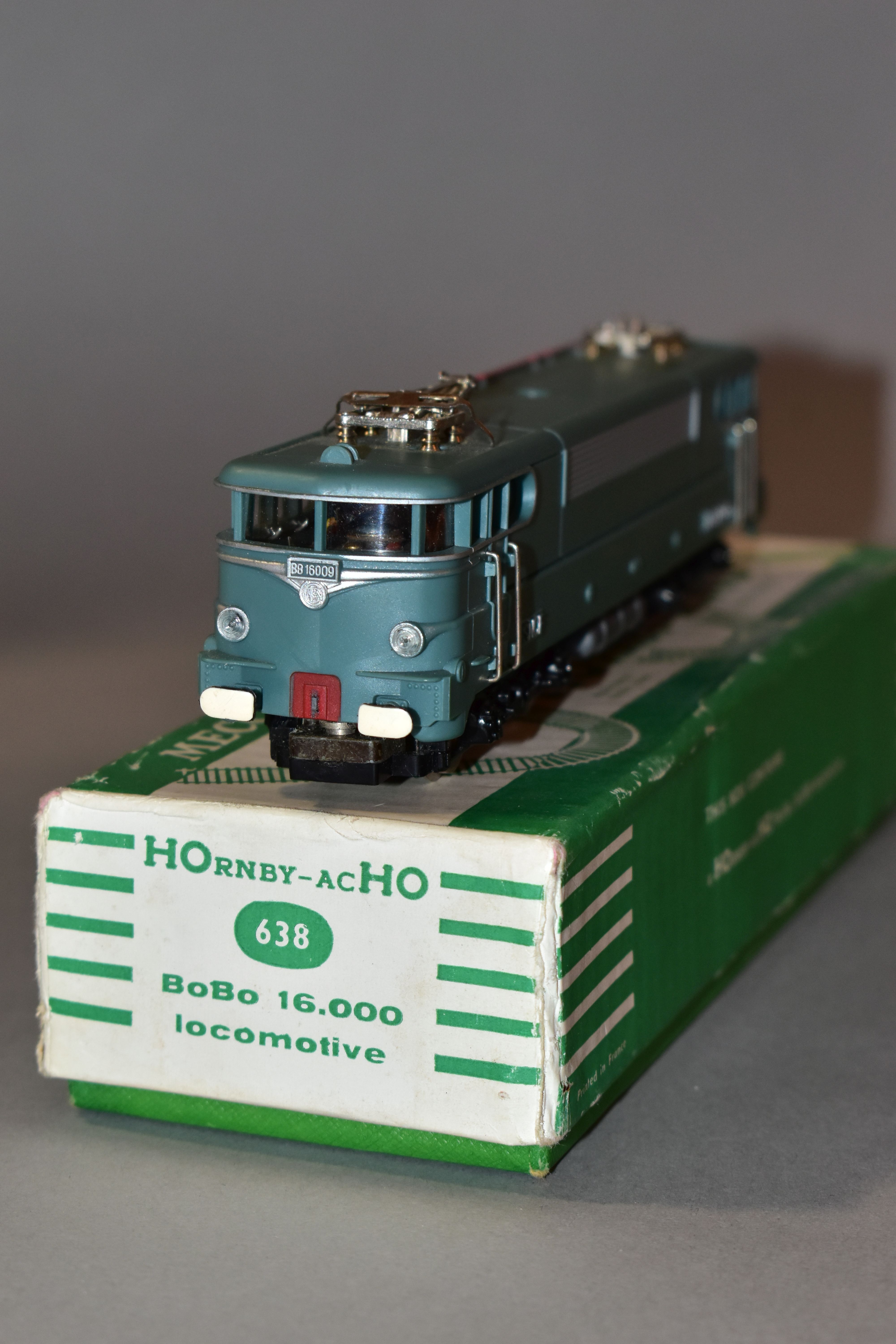 A BOXED HORNBY ACHO BB 16 000 CLASS ELECTRIC LOCOMOTIVE, No.BB16009, S.N.C.F. green livery (638), - Image 3 of 5