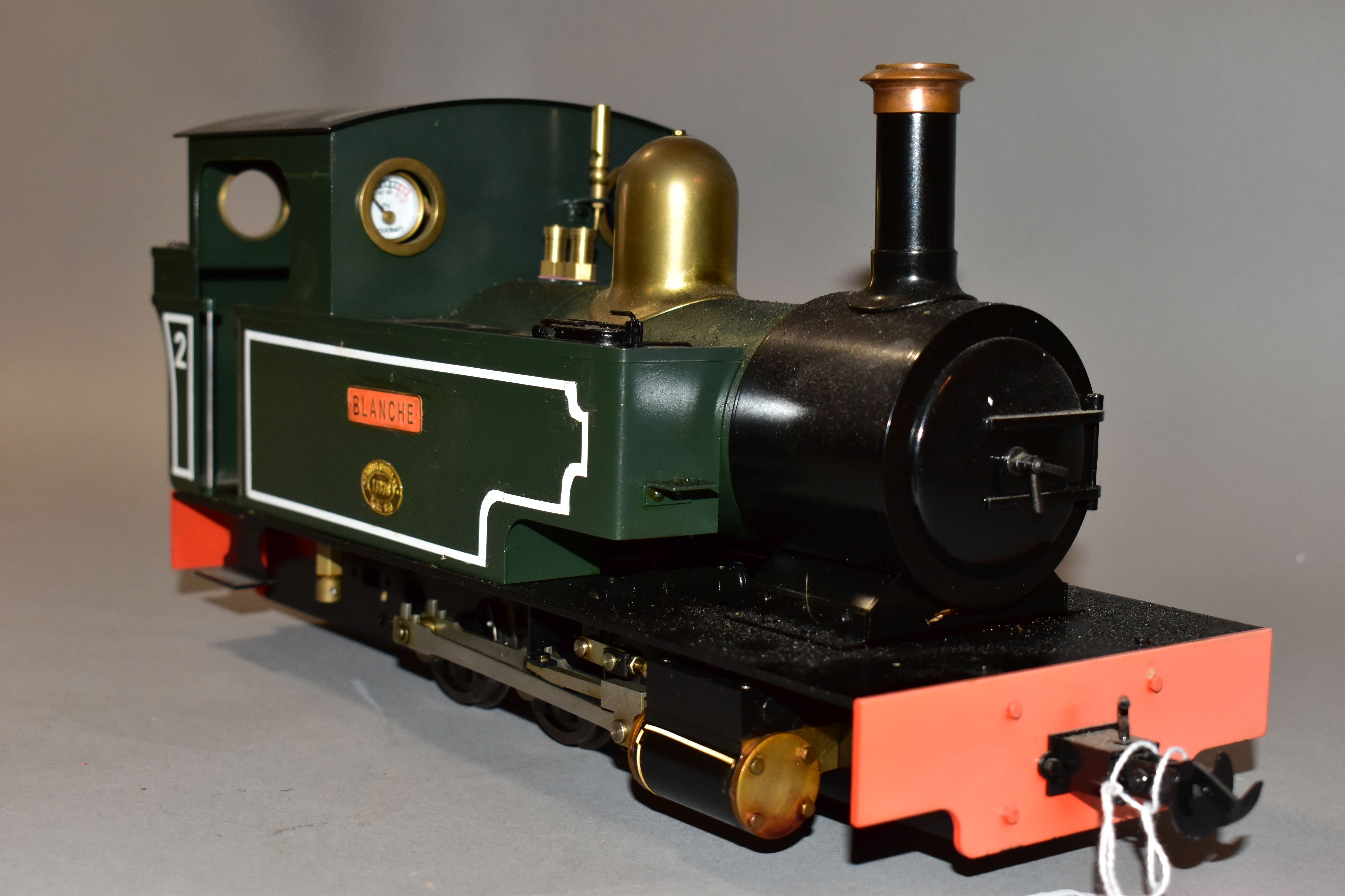 AN UNBOXED ACCUCRAFT TRAINS BY BMMC HUNSLET 0-6-0 SIDE TANK LIVE STEAM LOCOMOTIVE, 'Blanche' No.2 - Image 2 of 5