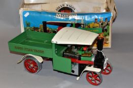 A BOXED MAMOD LIVE STEAM WAGON, No.SW1, not tested, playworn condition and has been run, appears