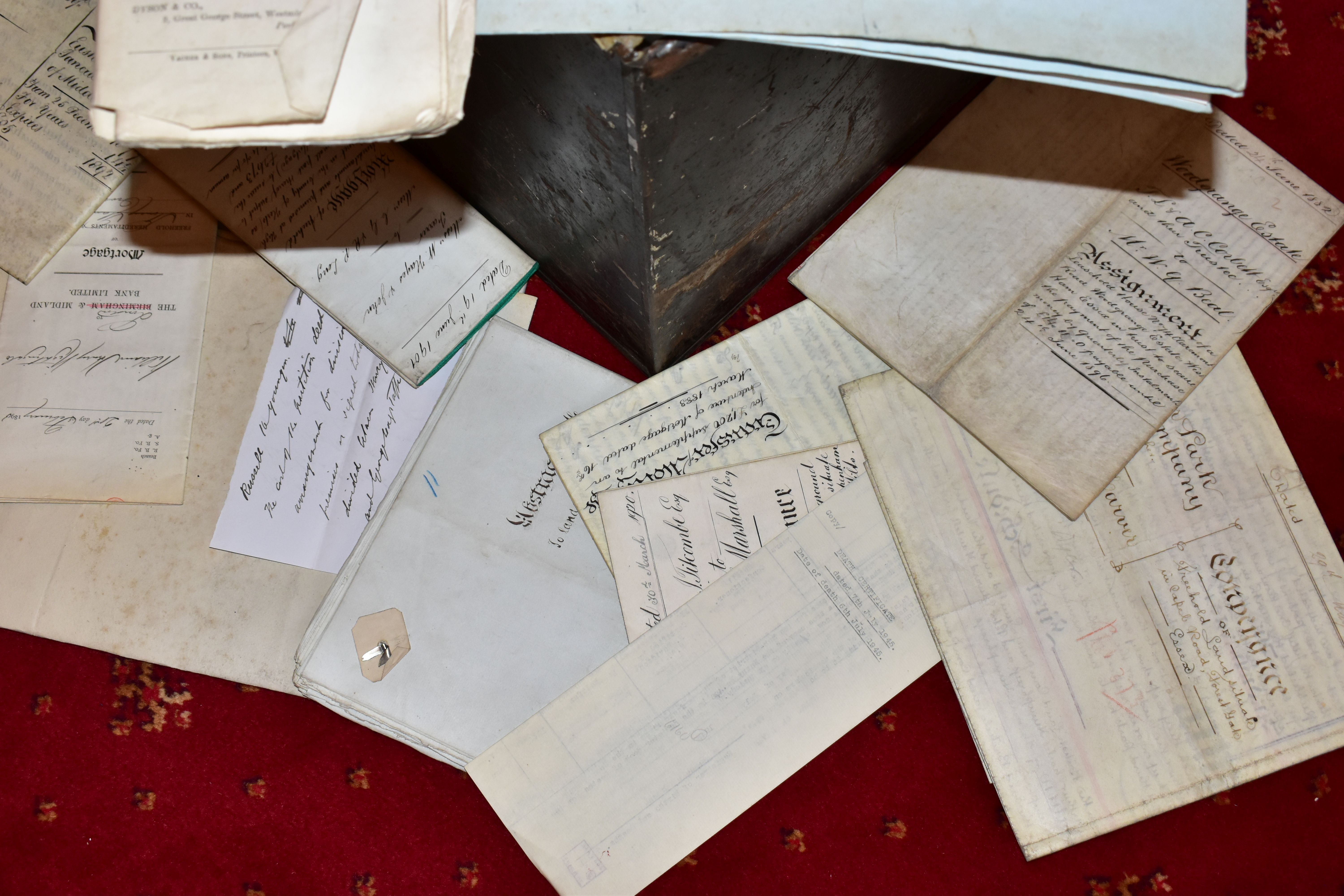 LEGAL DOCUMENTS AND CORRESPONDENCE, approximately three hundred and sixty Indentures to include - Image 6 of 7