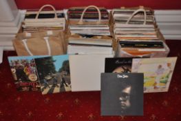 NINE BAGS CONTAINING OVER TWO HUNDRED AND THIRTY LPs of Classical music, Film Soundtracks and