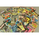 A QUANTITY OF ASSORTED MARVEL AND DC COMICS, to include Batman, Wonder Woman G.I Joe AReal