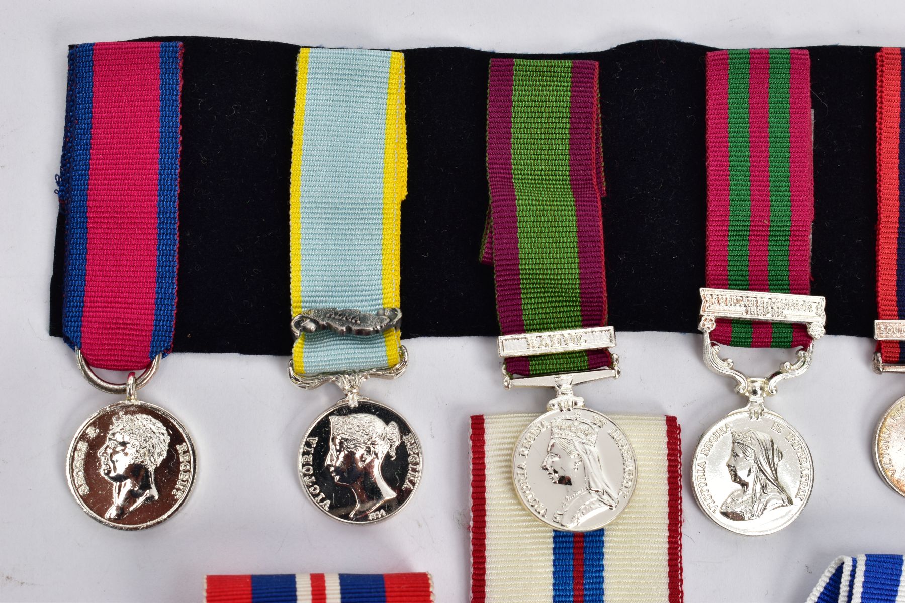 A NUMBER OF MEDALS, ten miniatures and a WWII War medal and a QEII Jubilee medal, 1977 - Image 2 of 6