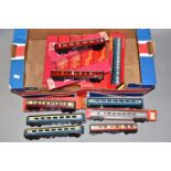 A QUANTITY OF BOXED AND UNBOXED OO GAUGE COACHING STOCK, to include Hornby Dublo Super Detail B.R.