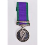 A QEII CAMPAIGN SERVICE MEDALS, Northern Ireland Bar, named to 24343577 Pte P.G.Mellars PWO (Price