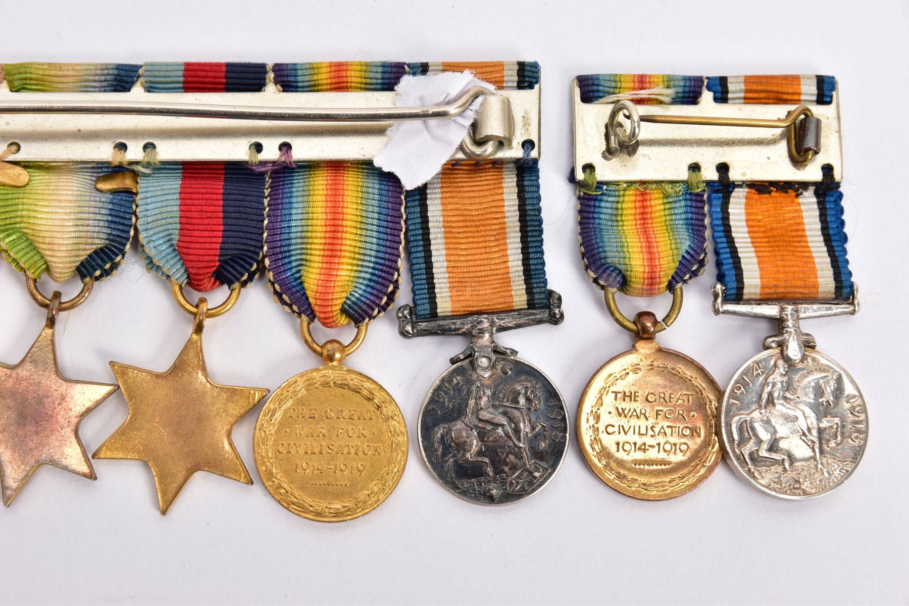 TWO MINIATURE GROUPS OF MEDALS, British War & Victory pair, British War & Victory, 1939-45, Atlantic - Image 6 of 6