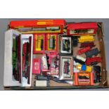 A QUANTITY OF BOXED AND UNBOXED OO/HO GAUGE LOCOMOTIVES AND ROLLING STOCK, locomotives are Tri-