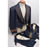 TWO POST WWII OFFICERS DRESS JACKETS/WAISTCOATS, both have Sqdn Leader rank cuffs, all buttons on
