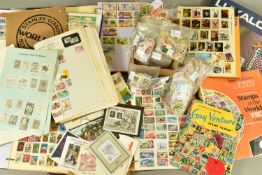 WORLDWIDE COLLECTION OF STAMPS IN SIX ALBUMS AND LOOSE IN PACKETS