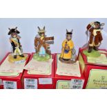 FOUR BOXED ROYAL DOULTON LIMITED EDITION BUNNYKINS FIGURES, comprising Airman DB199 no 3547/5000