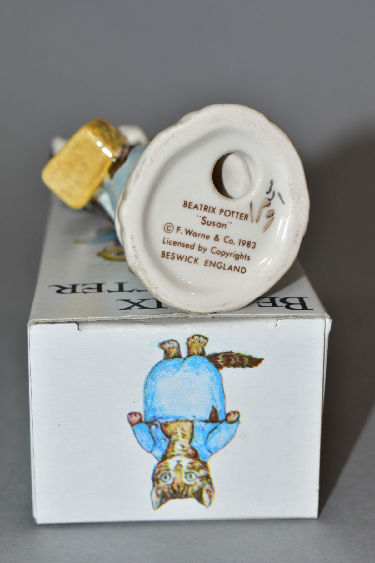 A BOXED BESWICK BEATRIX POTTER FIGURE, Susan BP3c (Condition Report:- appears ok) - Image 3 of 3