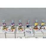 SIX BOXED LIMITED EDITION WADE ARTHUR HARE FIGURES FROM THE COLLECTHARE COLLECTIONS, comprising