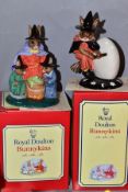 TWO BOXED ROYAL DOULTON LIMITED EDITION BUNNYKINS FIGURES EXCLUSIVELY FOR U.K.I. CERAMICS LTD,