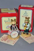 TWO BOXED ROYAL DOULTON LIMITED EDITION JAZZ BAND COLLECTION BUNNYKINS FIGURES, comprising Trumpet