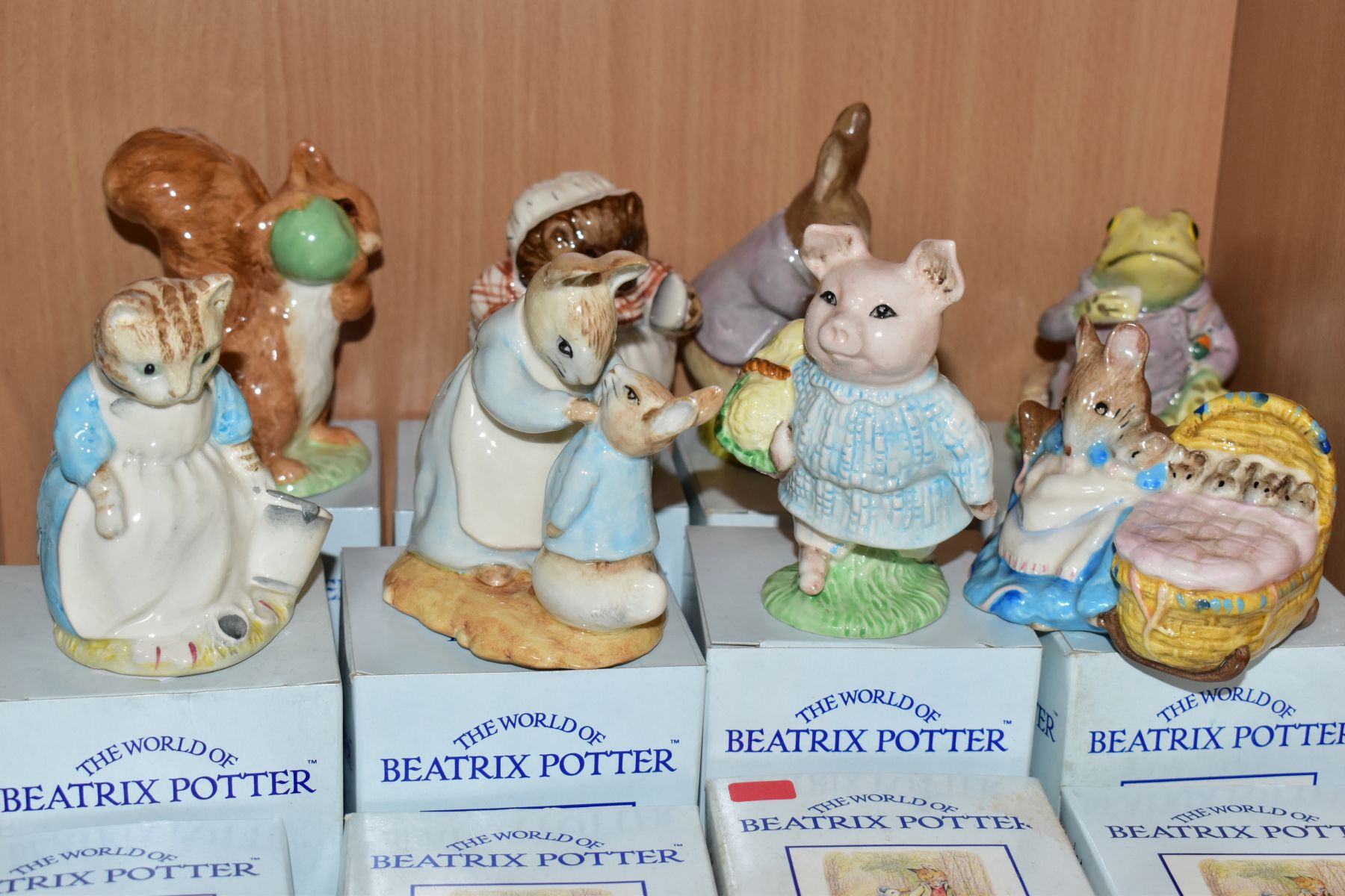 TWELVE BOXED ROYAL ALBERT BEATRIX POTTER FIGURES BP6, comprising Flopsy Mopsy and Cottontail, - Image 3 of 5