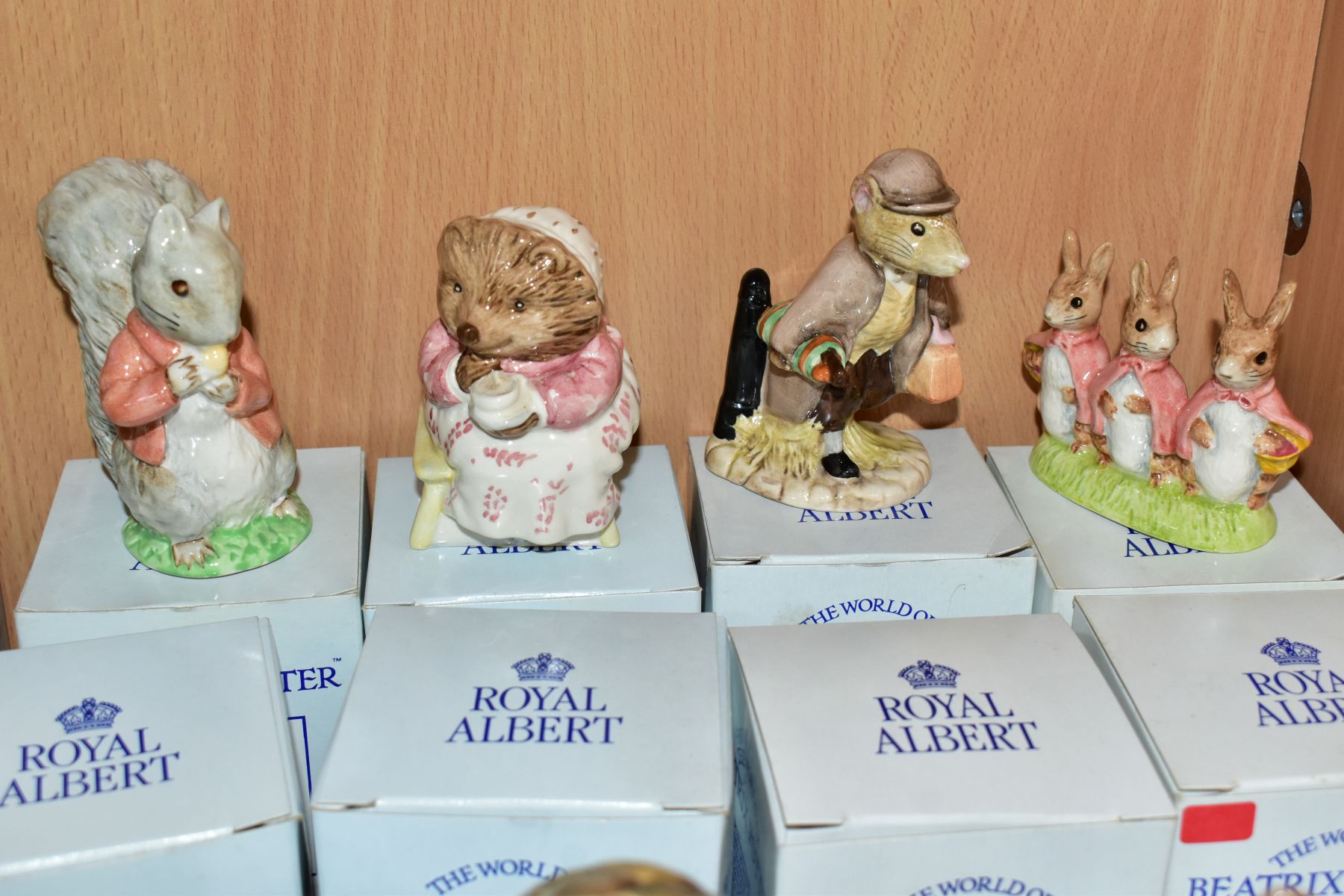 TWELVE BOXED ROYAL ALBERT BEATRIX POTTER FIGURES, BP6, comprising And This Pig Had None, Diggory - Image 4 of 5