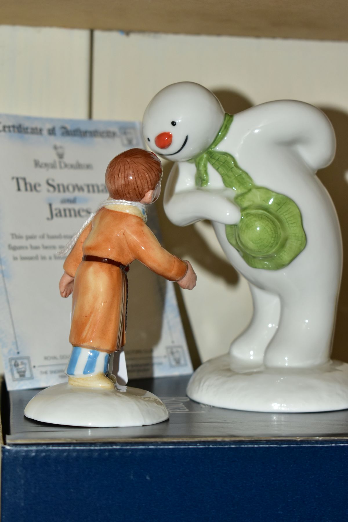 A LIMITED EDITION ROYAL DOULTON BOXED SET OF TWO FIGURES FROM THE SNOWMAN SERIES, The Snowman and - Image 3 of 4