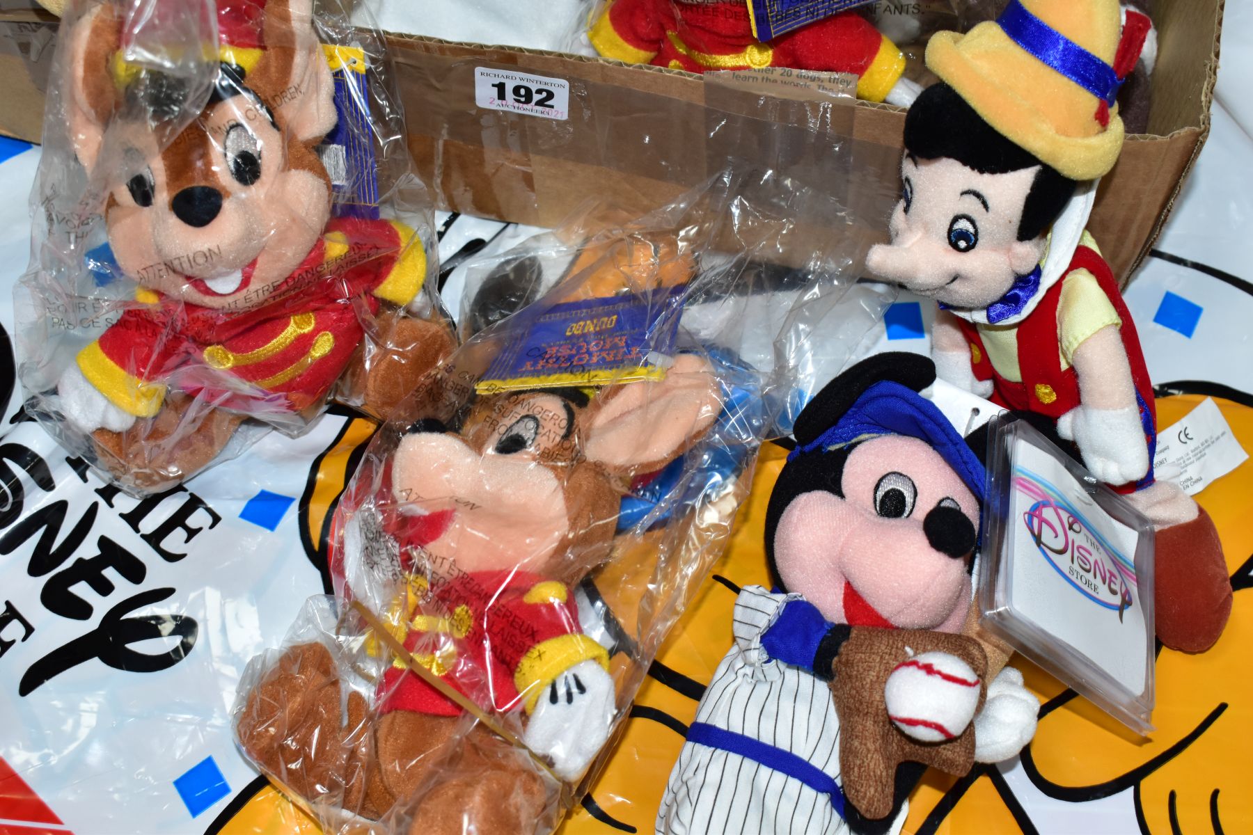 A BOX OF DISNEY COLLECT IT SOFT TOYS, most still with tags characters include Mickey and Minnie - Image 2 of 3