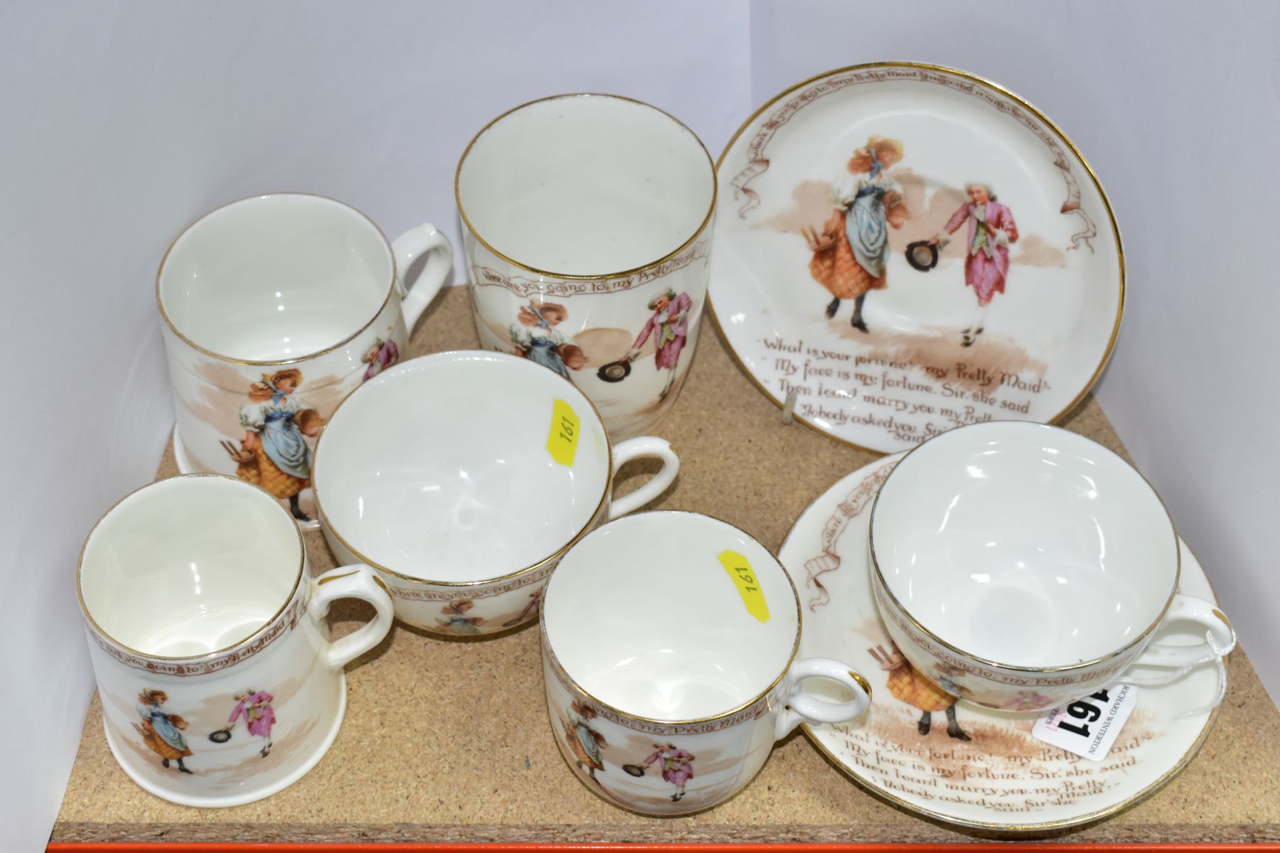 EIGHT PIECES OF ROYAL DOULTON NURSERY RHYMES 'A' SERIES WARE, DESIGNED BY WILLIAM SAVAGE COOPER, ' - Image 2 of 9