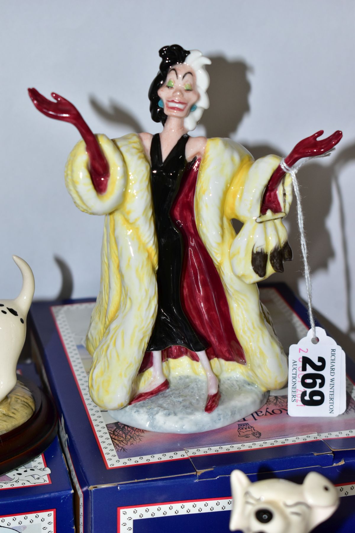 ELEVEN BOXED ROYAL DOULTON DISNEYS 101 DALMATIANS FIGURES, comprising Cruella De Vil DM1, Penny DM2, - Image 4 of 9