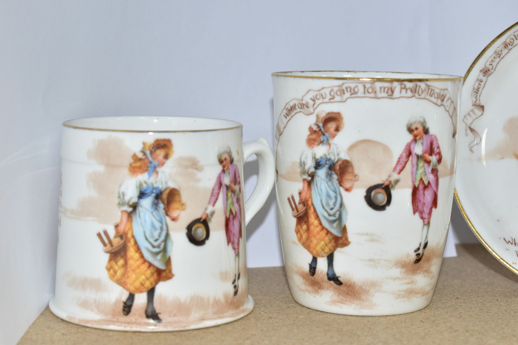 EIGHT PIECES OF ROYAL DOULTON NURSERY RHYMES 'A' SERIES WARE, DESIGNED BY WILLIAM SAVAGE COOPER, ' - Image 5 of 9