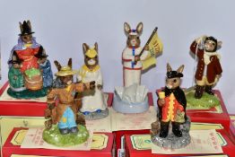 SIX BOXED ROYAL DOULTON LIMITED EDITION BUNNYKINS FIGURES, comprising Airman DB199 no 1131/5000