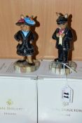 TWO BOXED ROYAL DOULTON LIMITED EDITION BUNNYKINS FIGURES, comprising Pearly King DB411 and Pearly