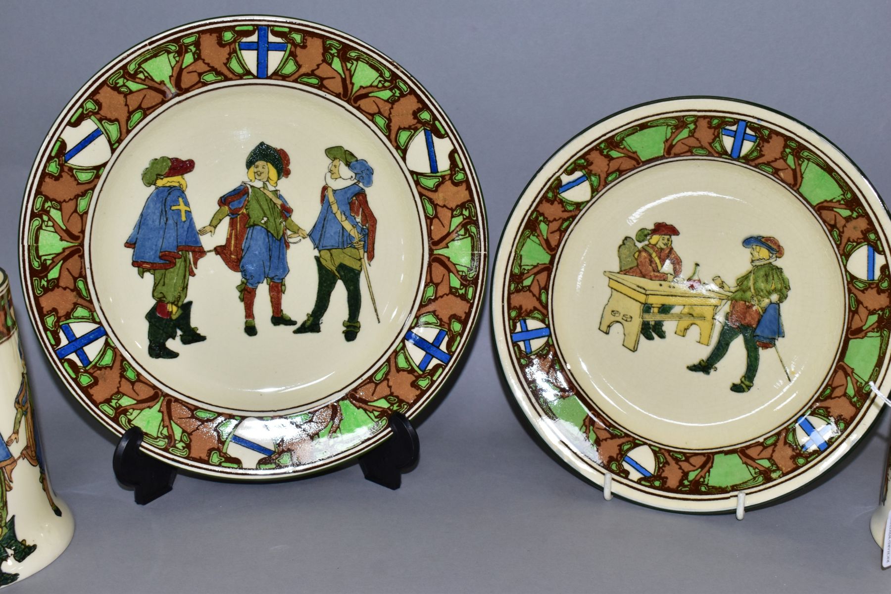 FOUR PIECES OF ROYAL DOULTON NEW CAVALIERS SERIES WARE, comprising jug 'Ever Drink Ever Dry' - Image 5 of 8