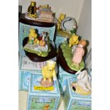 SIX BOXED ROYAL DOULTON FIGURES FROM THE WINNIE THE POOH COLLECTION, comprising Eeyore's Tail WP7 (