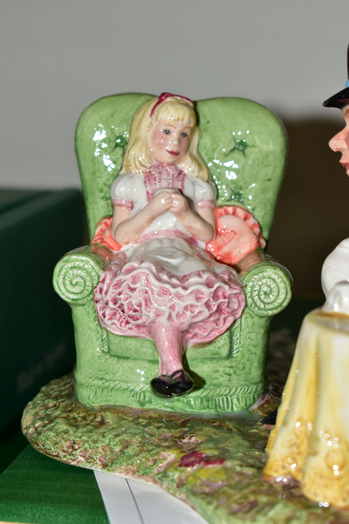 A BOXED LIMITED EDITION BESWICK WARE FIGURE GROUP FROM ALICE IN WONDERLAND SERIES, 'The Mad Hatter's - Image 3 of 6