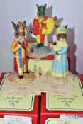 THREE BOXED ROYAL DOULTON LIMITED EDITION BUNNYKINS FIGURES, exclusively for UKI Ceramics Ltd,