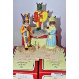 THREE BOXED ROYAL DOULTON LIMITED EDITION BUNNYKINS FIGURES, exclusively for UKI Ceramics Ltd,