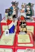 FOUR BOXED ROYAL DOULTON LIMITED EDITION BUNNYKINS FIGURES FROM AMERICAN HERITAGE SERIES, comprising