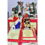 FOUR BOXED ROYAL DOULTON LIMITED EDITION BUNNYKINS FIGURES FROM AMERICAN HERITAGE SERIES, comprising