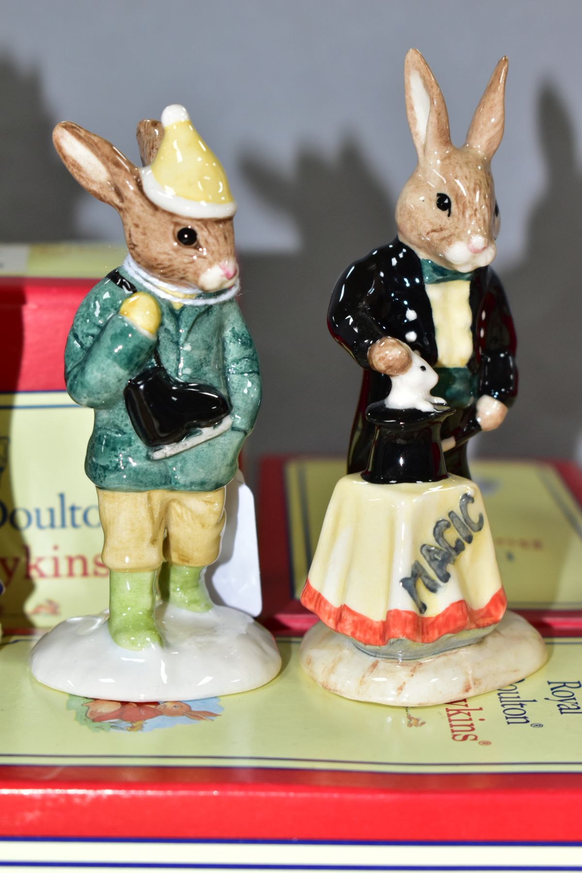 FIVE BOXED ROYAL DOULTON BUNNYKINS FIGURES, comprising Boy Skater DB152, (written label to box), - Image 3 of 4