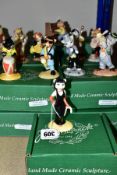 A SET OF TEN BOXED BESWICK CATS CHORUS FIGURES, comprising Purrfect Sing CC1, Calypso Kitten CC2,