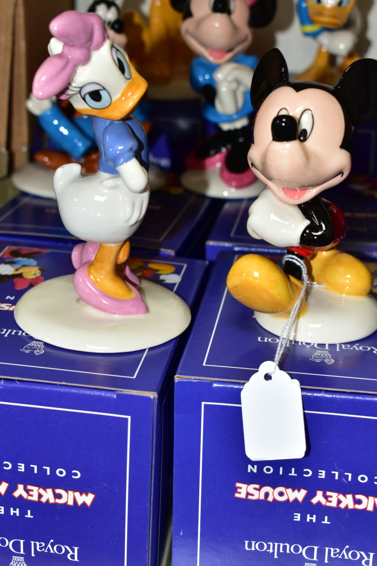 SIX BOXED ROYAL DOULTON FIGURES FROM THE MICKEY MOUSE COLLECTION, comprising Mickey Mouse MM7, - Image 2 of 5