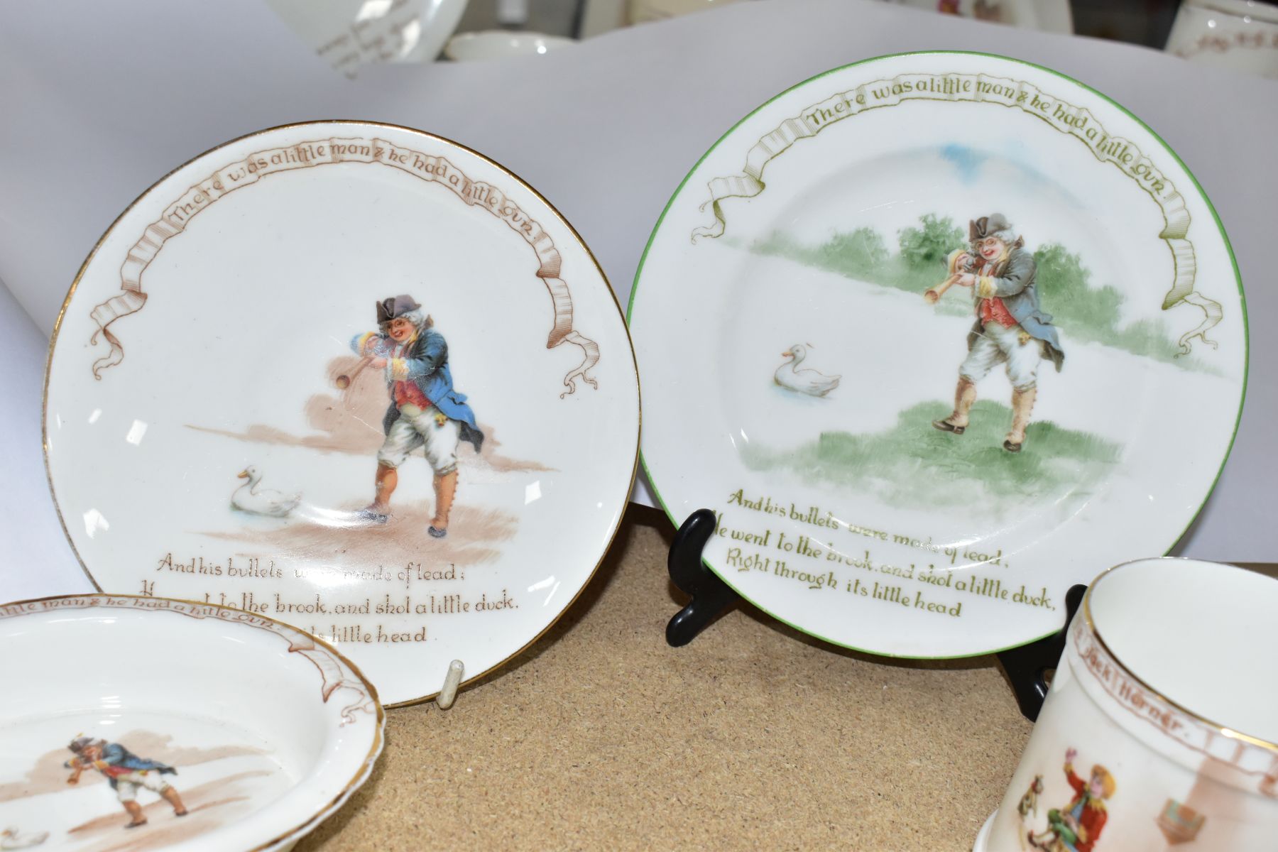 FOUR PIECES OF ROYAL DOULTON NURSERY RHYMES 'A' SERIES WARE, DESIGNED BY WILLIAM SAVAGE COOPER, ' - Image 5 of 7