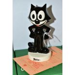 A BOXED LIMITED EDITION BESWICK FOR U.K.I. CERAMICS LTD CARTOON CHARACTER, Felix The Cat no. 0070/