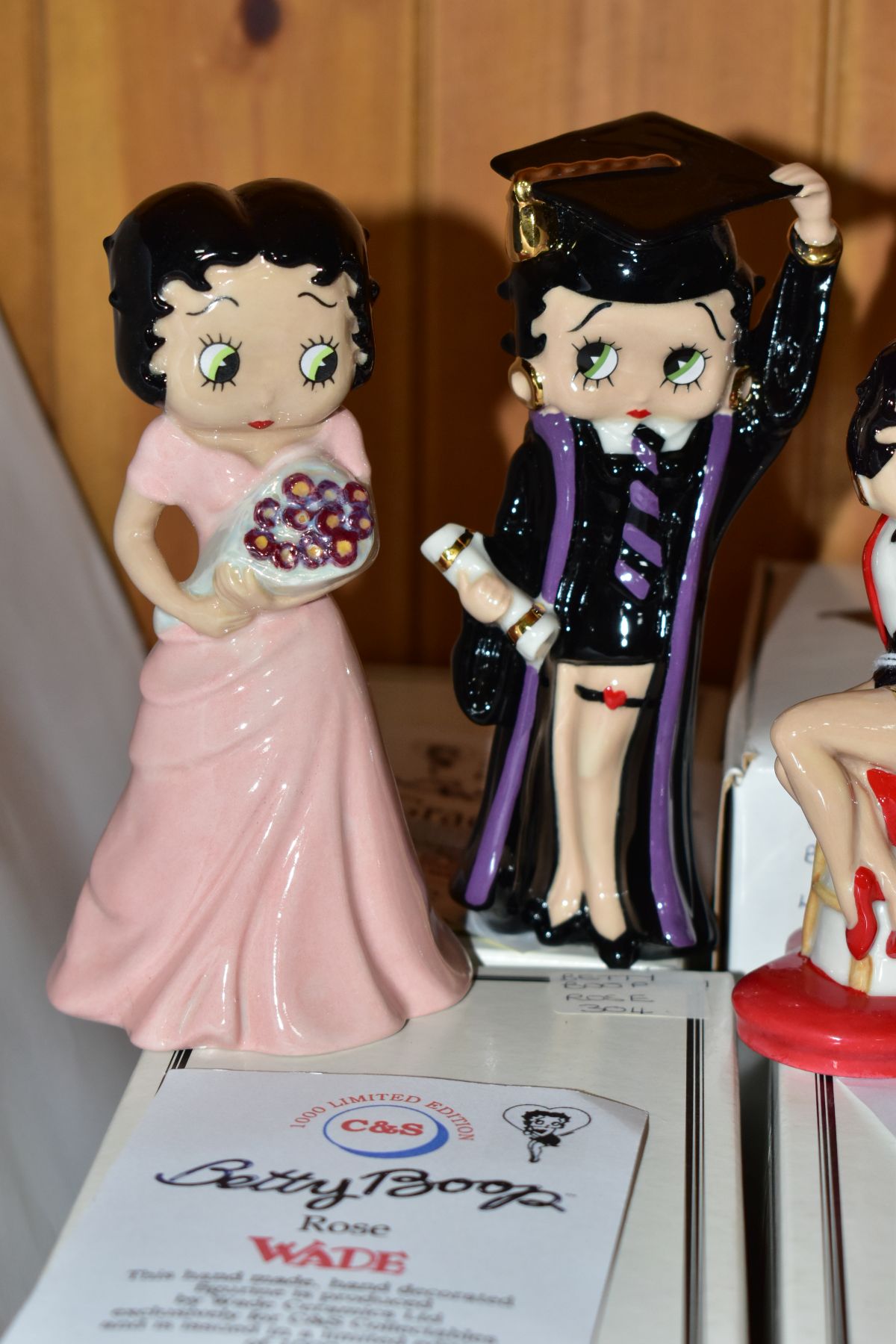 FIVE BOXED LIMITED EDITION WADE BETTY BOOP FIGURES, comprising four exclusively for C & S - Image 5 of 6