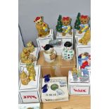 VARIOUS WADE COLLECTABLES, comprising boxed Christmas Teddy 1997 (written label on box), two boxed