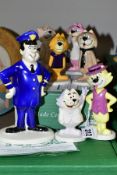 A SET OF SEVEN BOXED JOHN BESWICK CARTOON FIGURES FROM TOP CAT AND FRIENDS FIGURES, exclusive