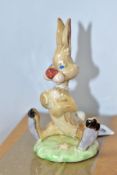 A BESWICK FIGURE FROM DAVID HAND'S ANIMALAND, Loopy Hare no. 1156, height 10.5cm (Condition report:-