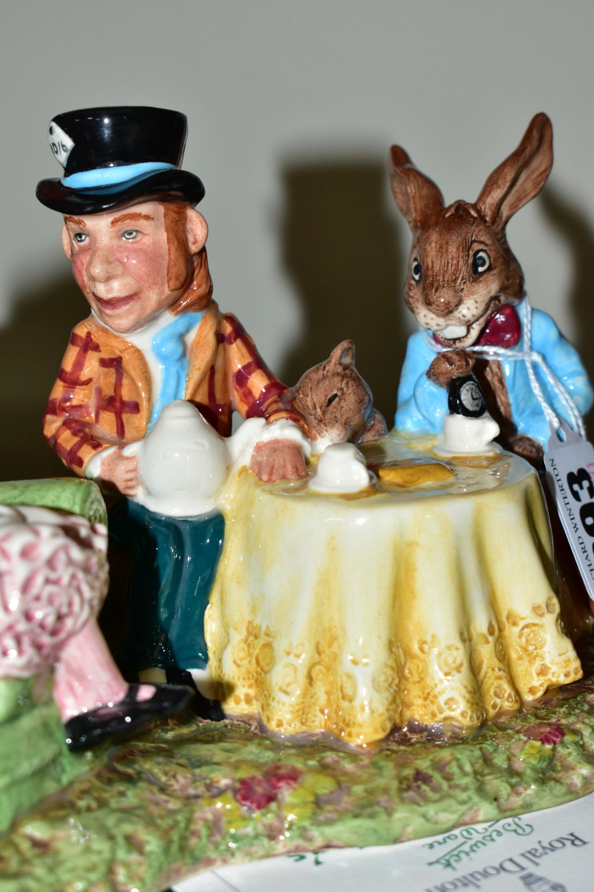 A BOXED LIMITED EDITION BESWICK WARE FIGURE GROUP FROM ALICE IN WONDERLAND SERIES, 'The Mad Hatter's - Image 5 of 6