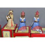 THREE BOXED ROYAL DOULTON BUNNYKINS FIGURES OF THE YEAR, comprising two Sundial DB213, 2000 and