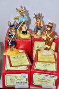 FOUR BOXED ROYAL DOULTON LIMITED EDITION BUNNYKINS FIGURES FROM AUSTRALIAN HERITAGE SERIES,